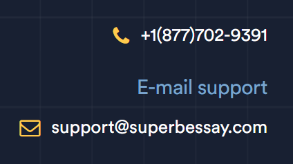 SuperbEssay.com Support